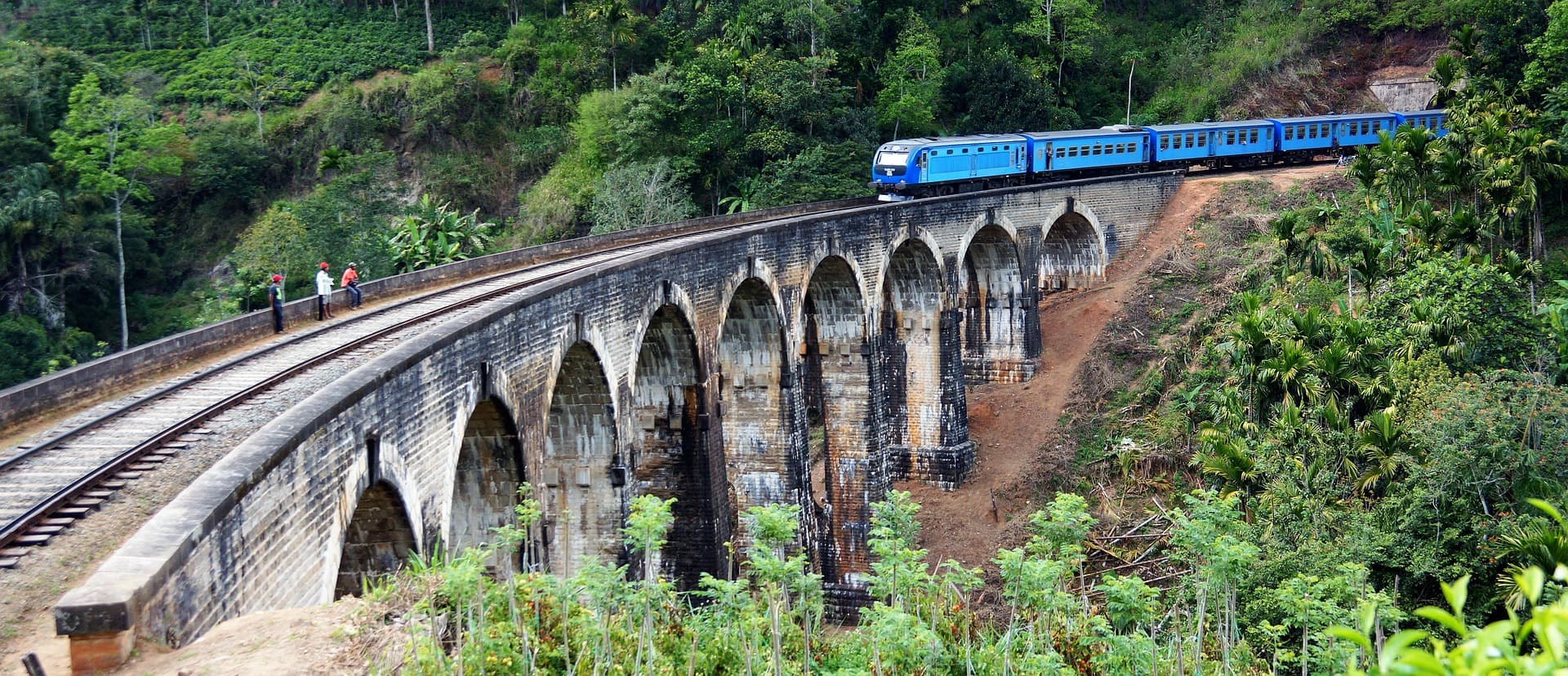 Scenic Sri Lanka train bridge